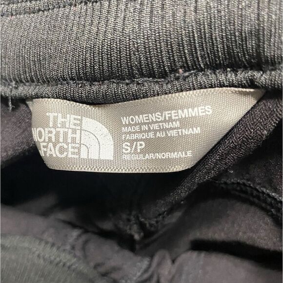 The North Face Aphrodite 2.0 Black Ruched Crop Track Yoga Workout Pants Small - Picture 4 of 5